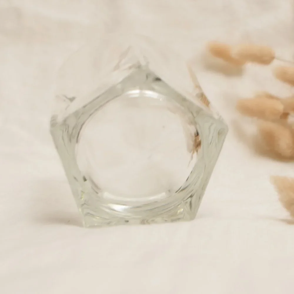 Clear Pair Short Swirl Glasses